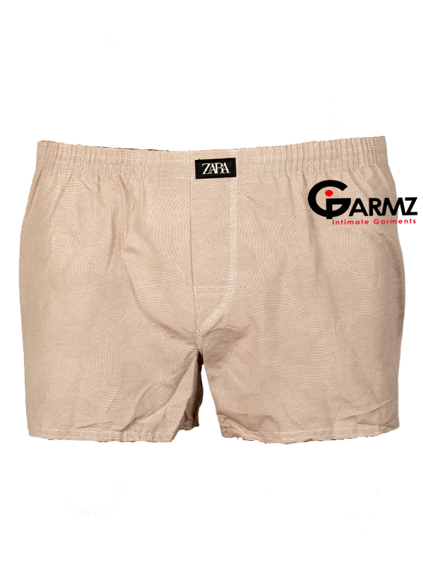Pure Cotton Plain Colour Woven Zara Men Boxer